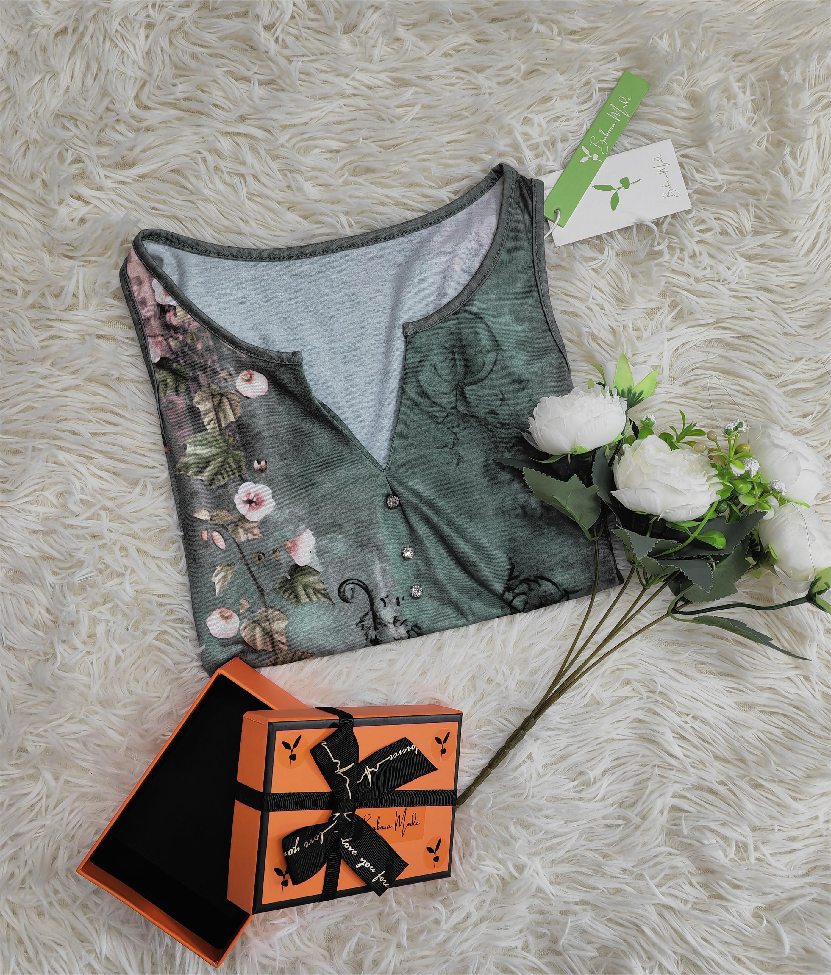 Floral Print Sleeveless Tank Top