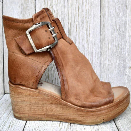 Bohemian-Style Wedge Sandals for Women