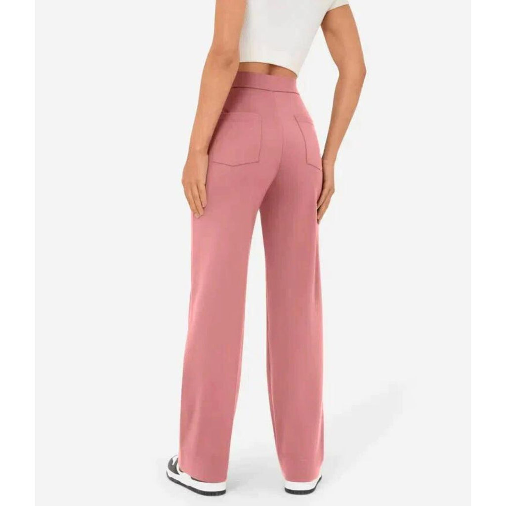 Flexible High-Waisted Pants