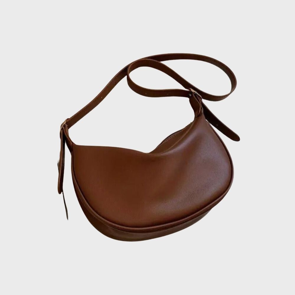 Chic Vegan Leather Crossbody Bag – Sleek Minimalist Style
