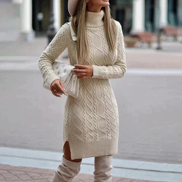 Stylish Winter Knit Dress
