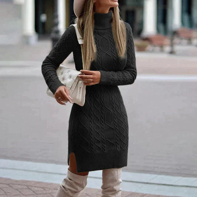 Stylish Winter Knit Dress