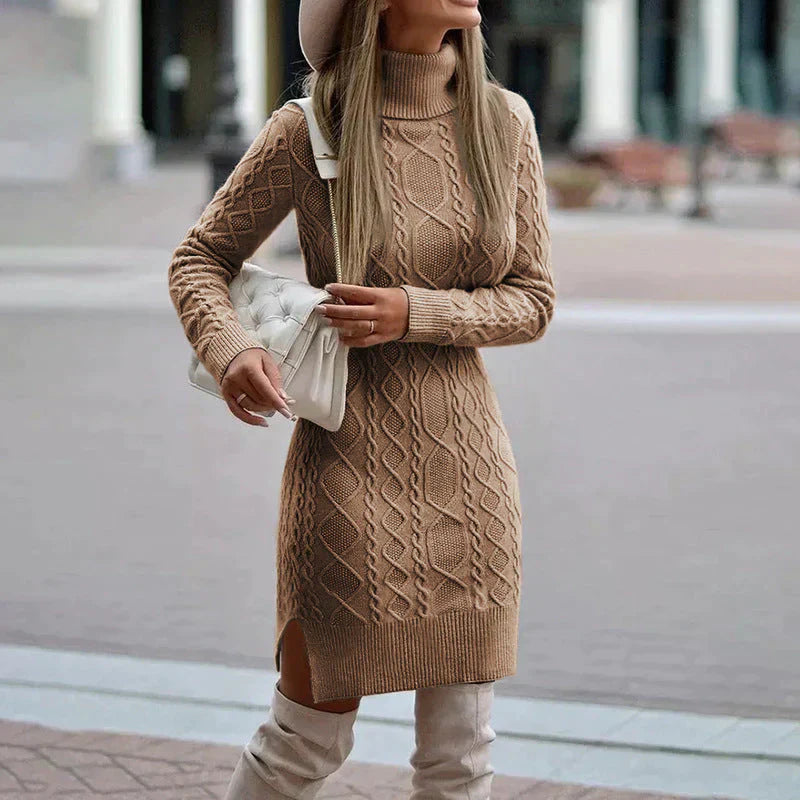 Stylish Winter Knit Dress