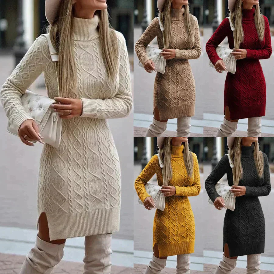 Stylish Winter Knit Dress