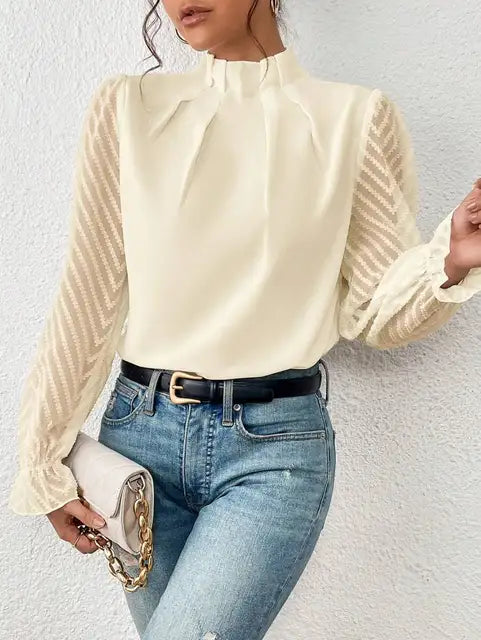 Fabiana - Stylish Long-Sleeve Top