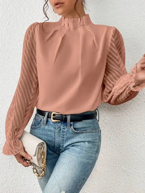 Fabiana - Stylish Long-Sleeve Top