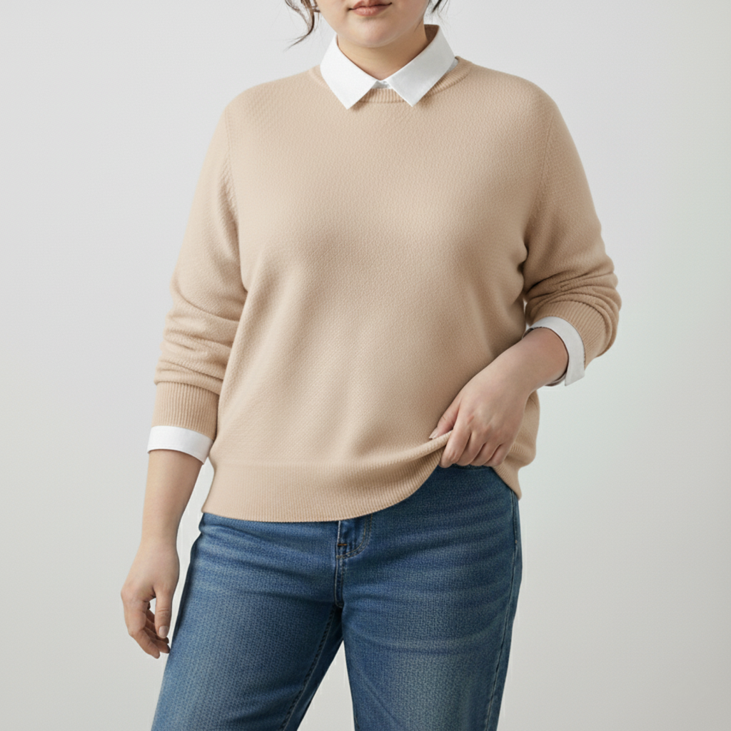 Chic Classic Knit Sweater for Women | Plus Sizes Available