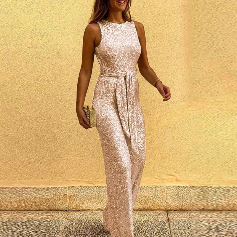 Stylish Sequin Jumpsuit