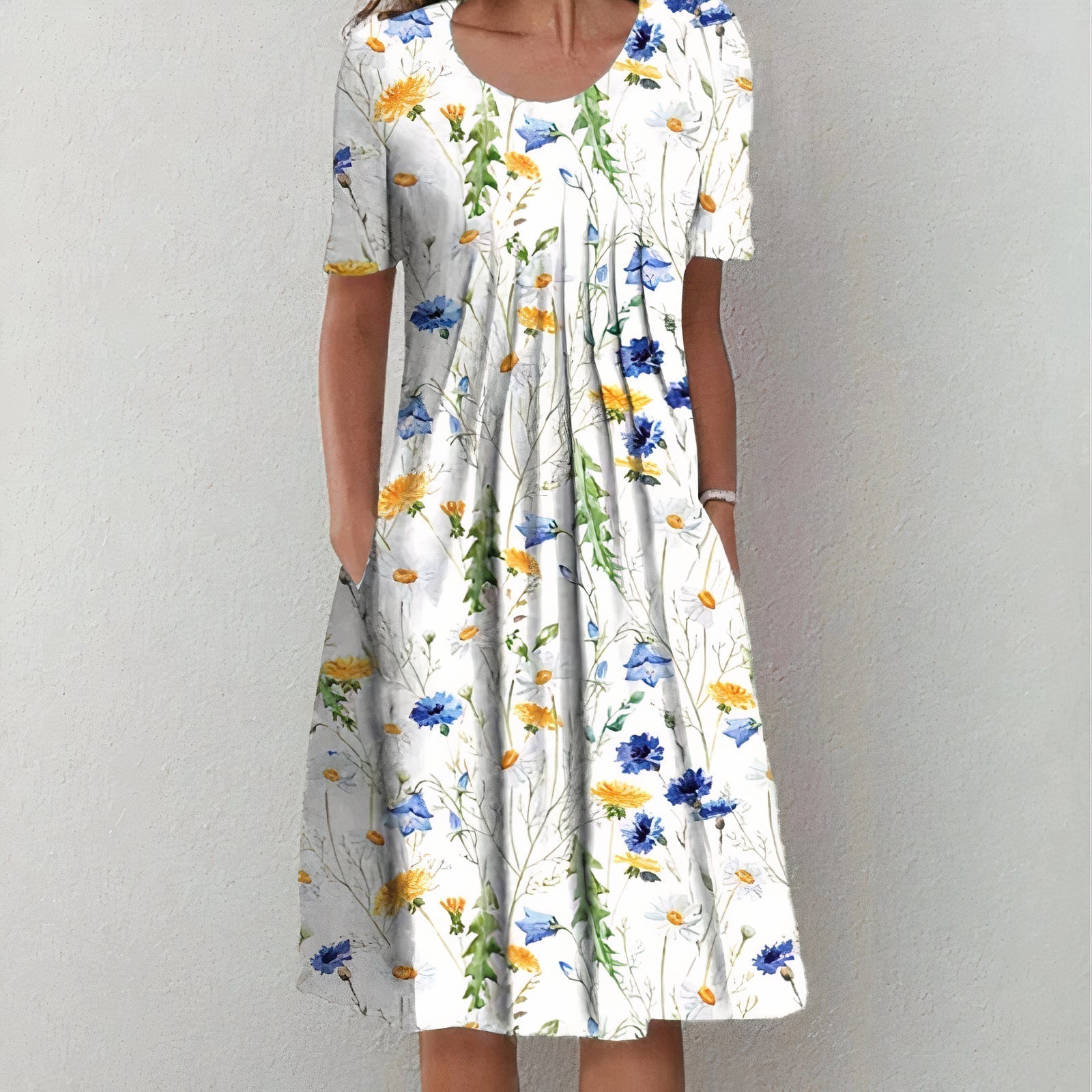 Flora - Stylish Cotton Dress