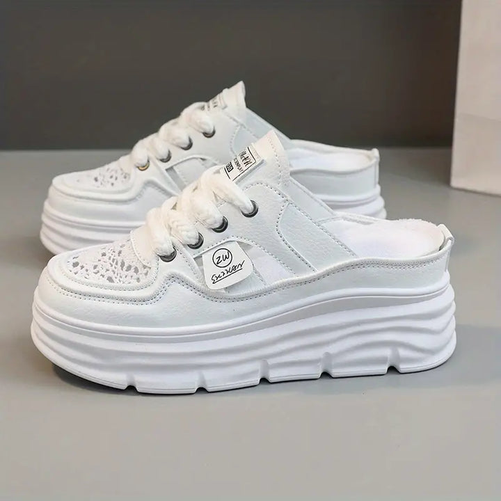 Breathable Slip-On Platform Sneakers