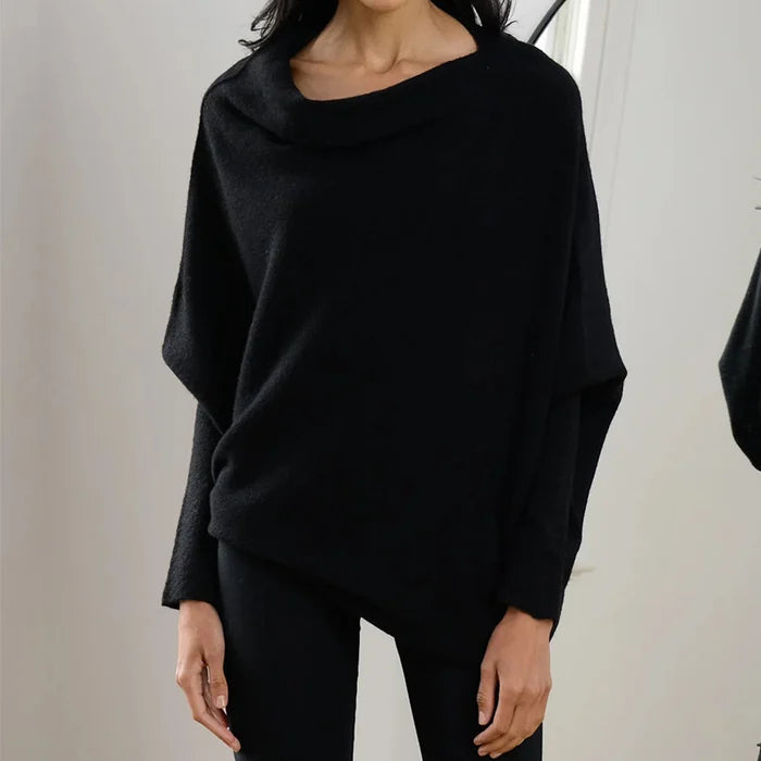 Asira - Asymmetrically Draped Sweater